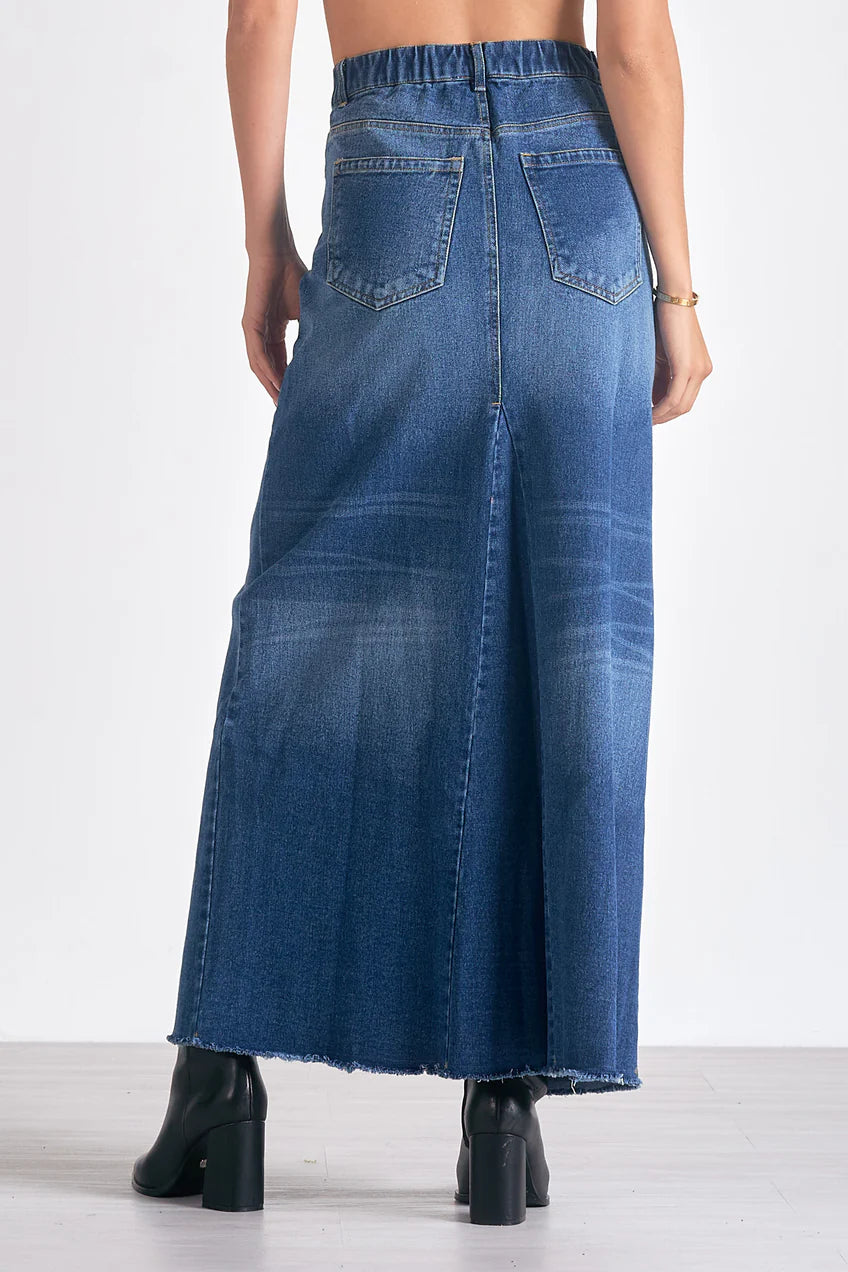 Elan Danielle Denim Skirt